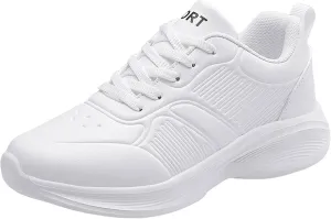 Non Slip Shoes for Women - Black, Flat Heel, Lace-Up, Mesh, Walking, Work, Casual, Medical, Spring, Summer, Fall
