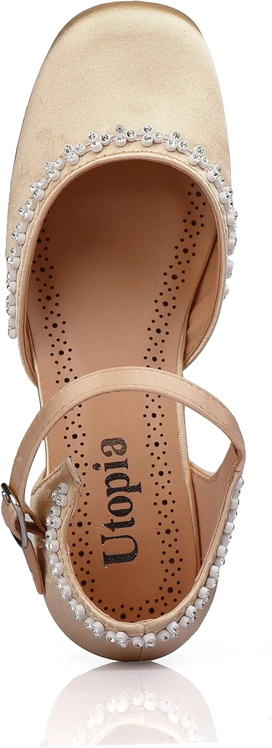 Nova Utopia Girls Low-Medium Platform Sandal Shoes