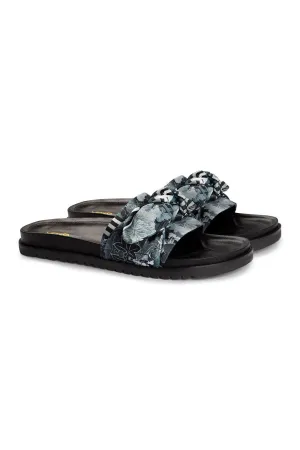 OBI TIE FOOTBED SLIDE WILD MOONCHILD