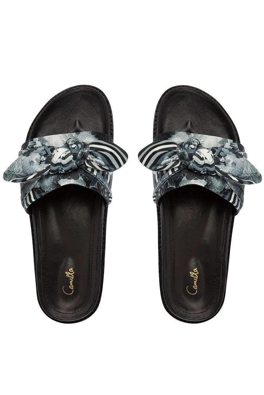 OBI TIE FOOTBED SLIDE WILD MOONCHILD