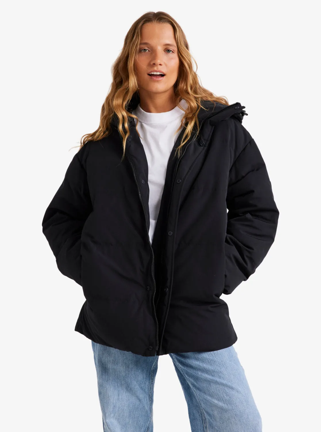 Ocean Ways Puffer Jacket - Anthracite