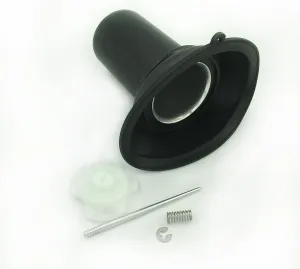 One Pack Motorcycle Rubber Carburetor Membrane Bowl, Carb Slide Vacuum Diaphragm Valve Piston Needle Spring Kit Set For Honda Shadow VT750 1983