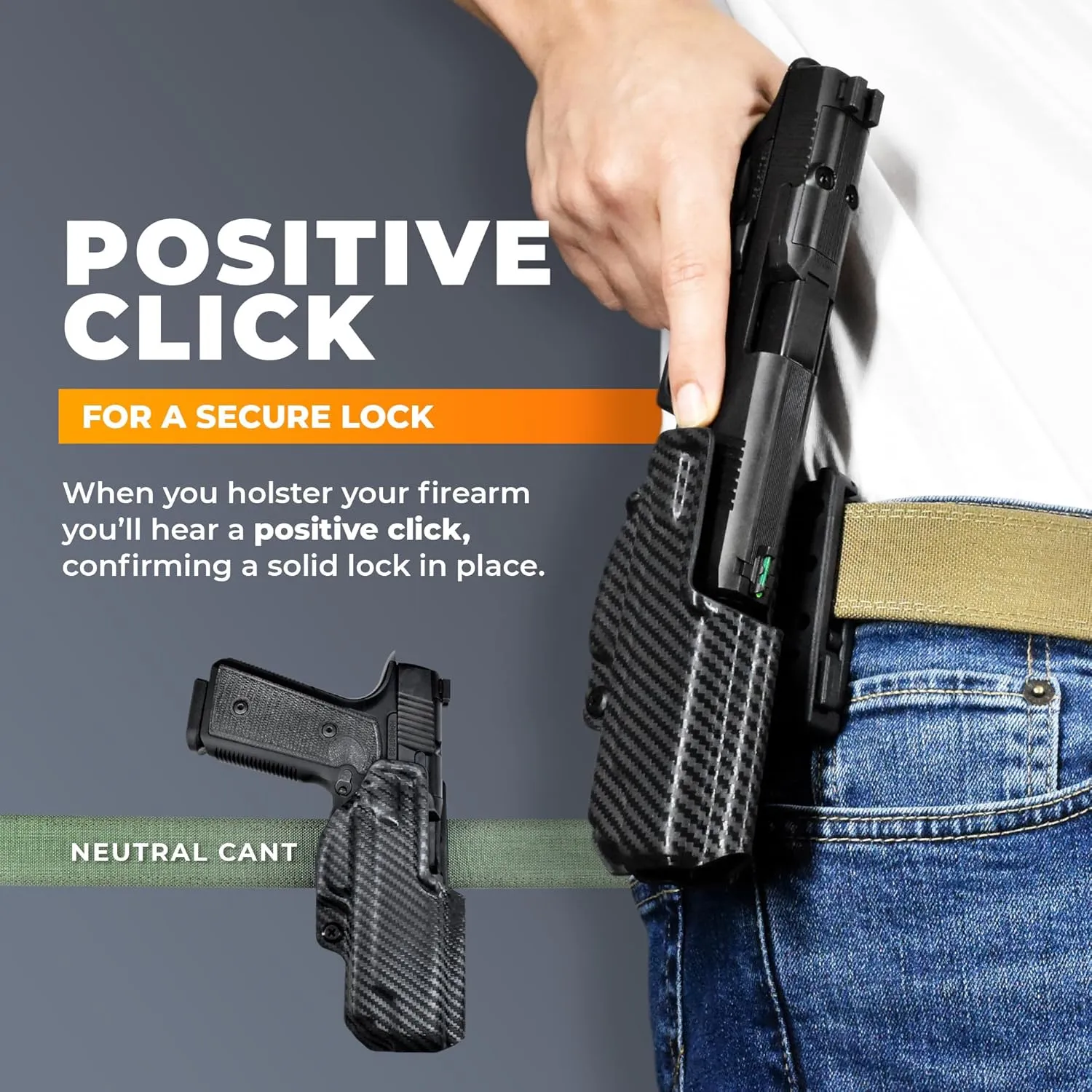 OWB Concealment IDPA - Outside The Waistband Holster - fits Shadow Systems CR920 Combat