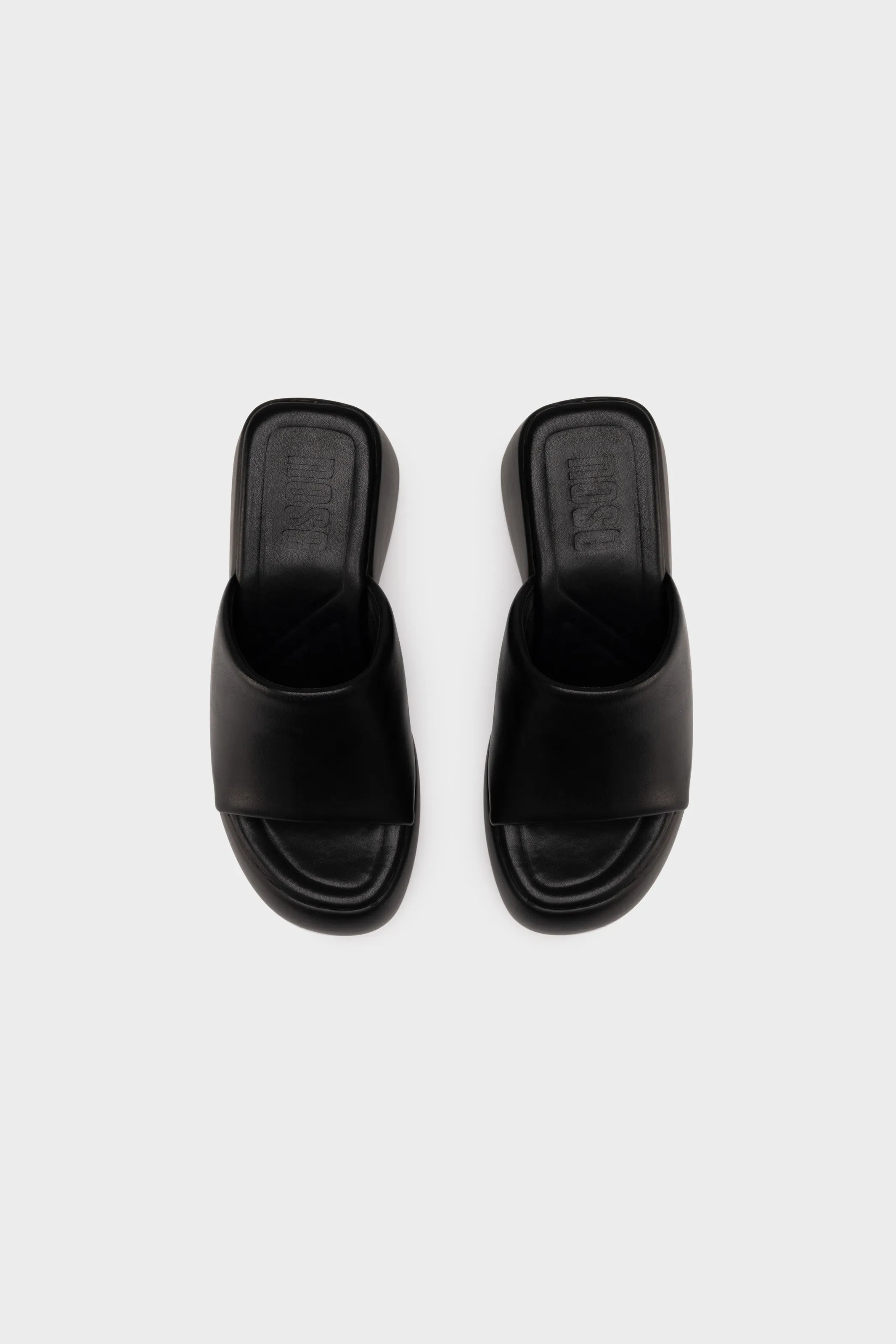 PADDED WEDGE HEEL SLIDE