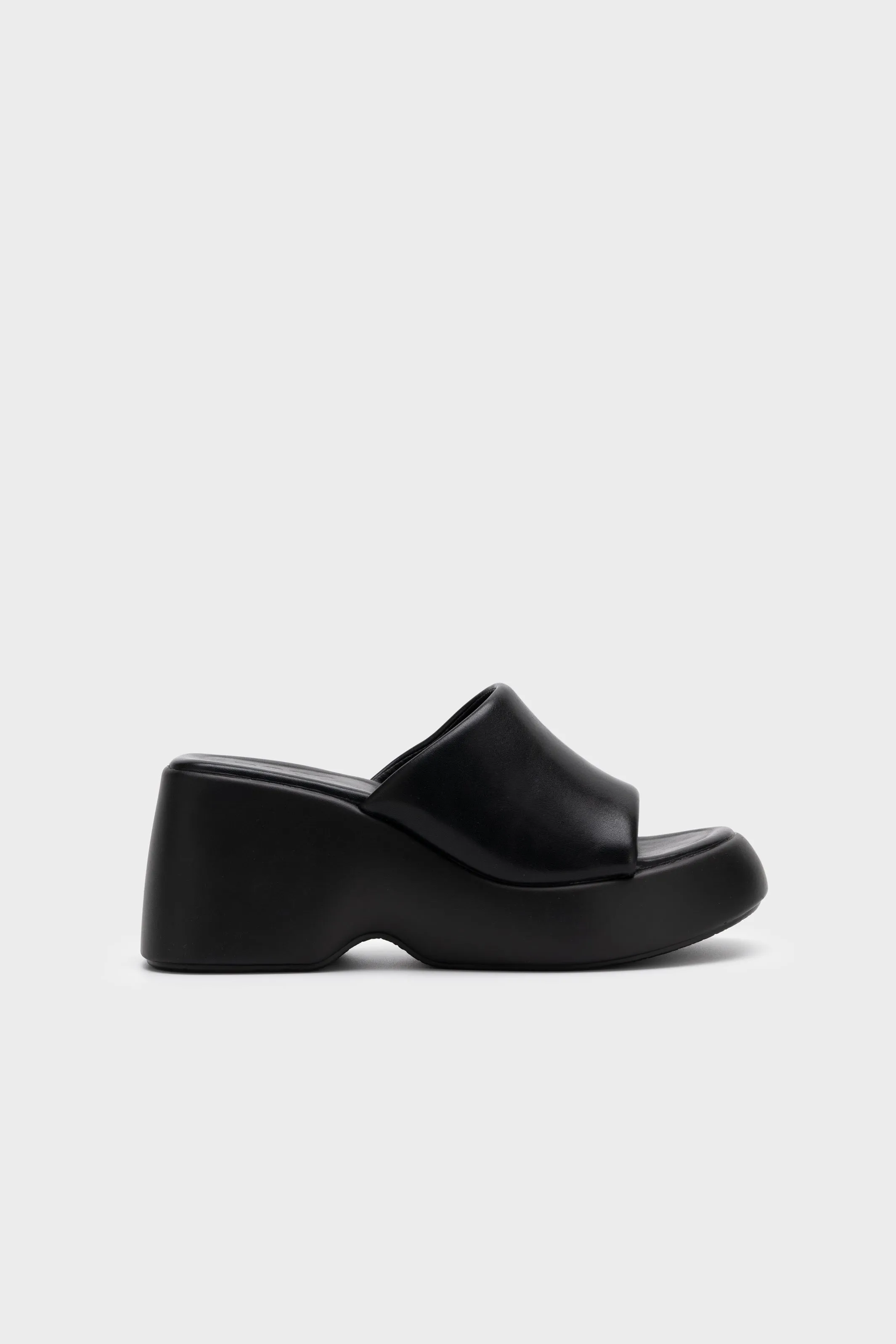 PADDED WEDGE HEEL SLIDE