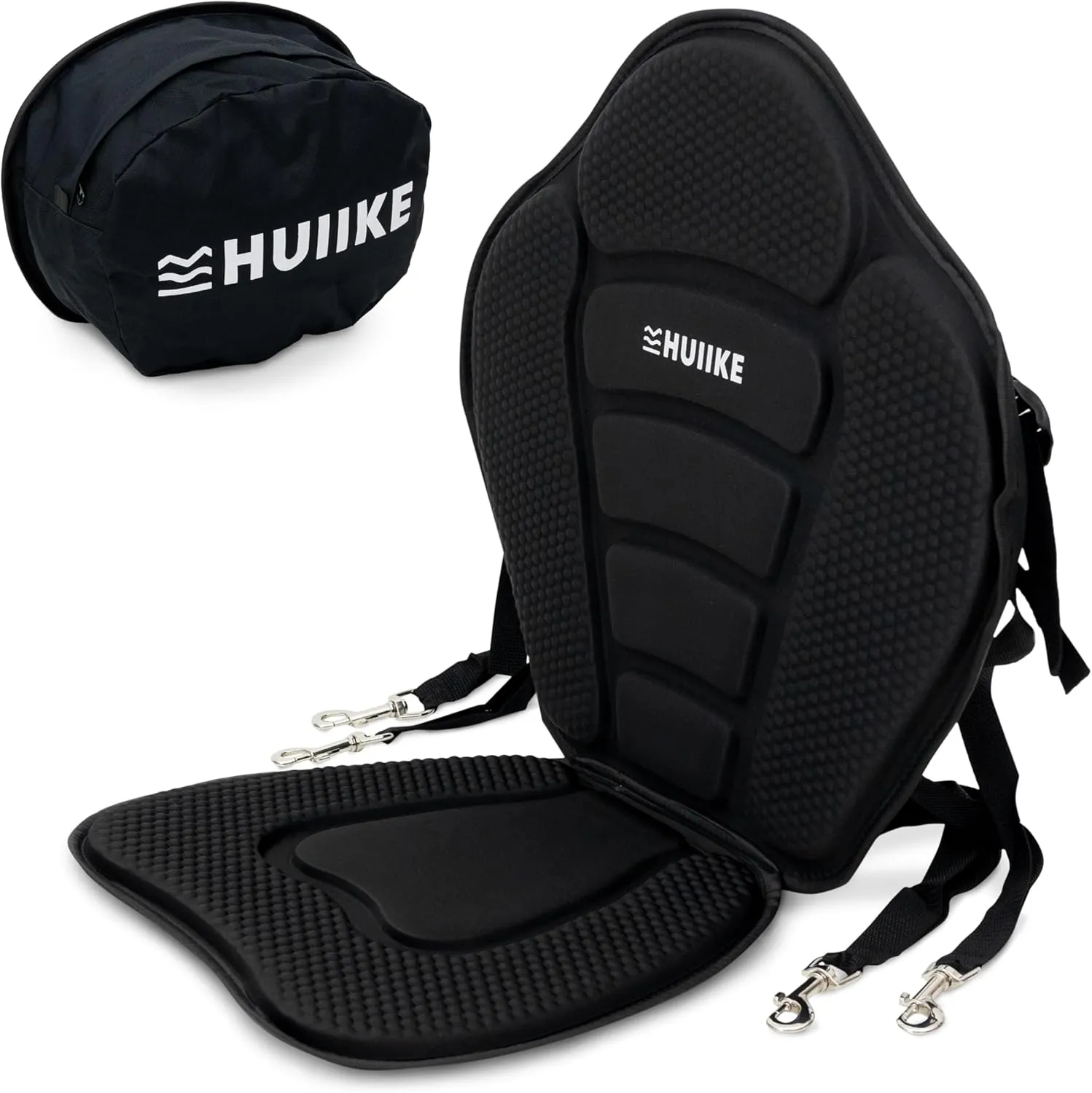 Paddle Board Seat with 4 Adjustable Straps Sup Kayak Seat with Back Support, Padded and Foldable | Stand Up Paddle Board Accessories and Kayak Accessories | Canoe and Paddleboard Chair