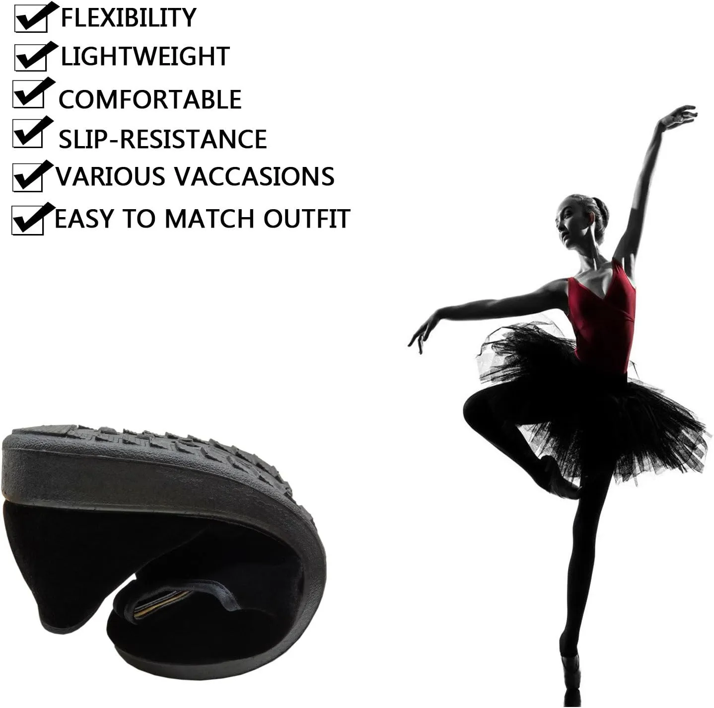 pestor Mary Jane Shoes for Women Ballet Flats Women's Flat Shoes Ballerina Halloween Black Mary Janes