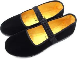 pestor Mary Jane Shoes for Women Ballet Flats Women's Flat Shoes Ballerina Halloween Black Mary Janes