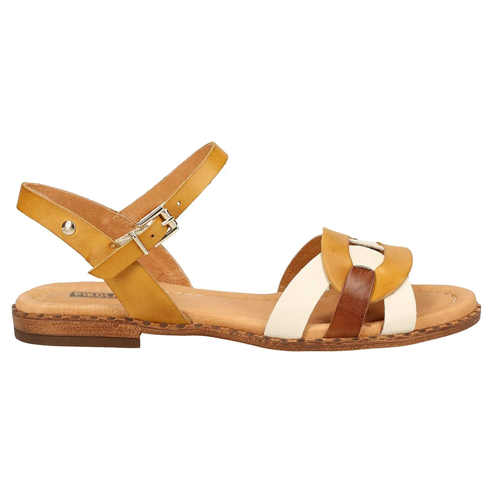 Pikolinos Algar Calfskin Leather Women's Strappy Flat Sandals