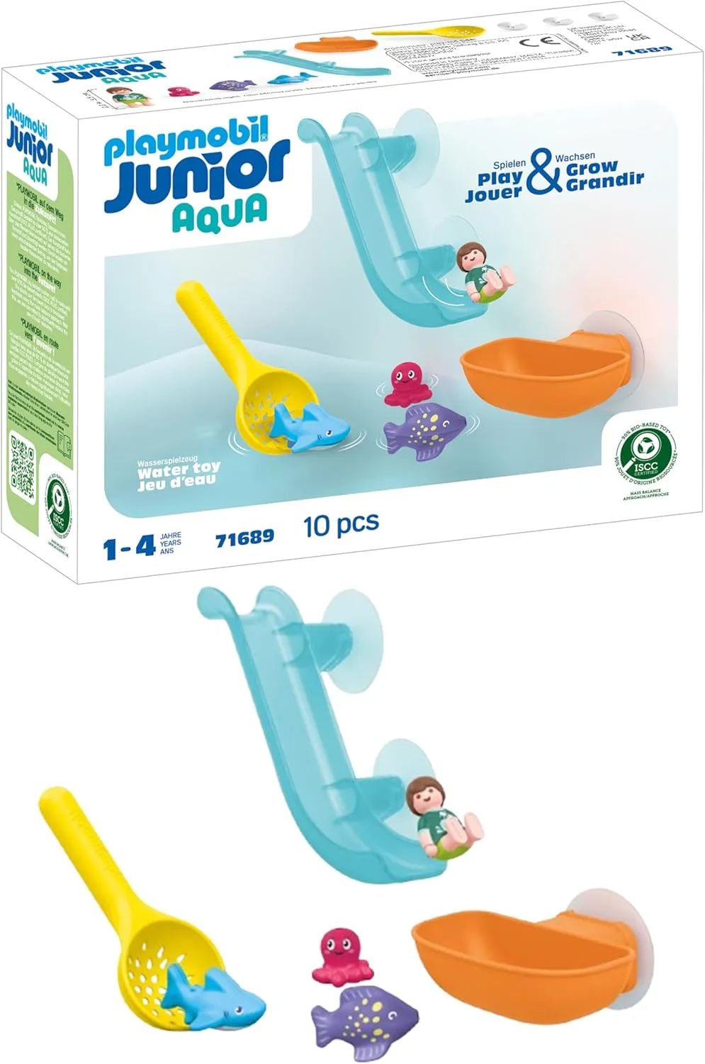 Playmobil Junior Aqua: Water Slide with Sea Animals