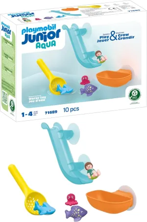 Playmobil Junior Aqua: Water Slide with Sea Animals
