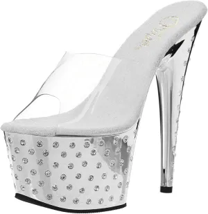 Pleaser Women's Stardust-701 Sandal