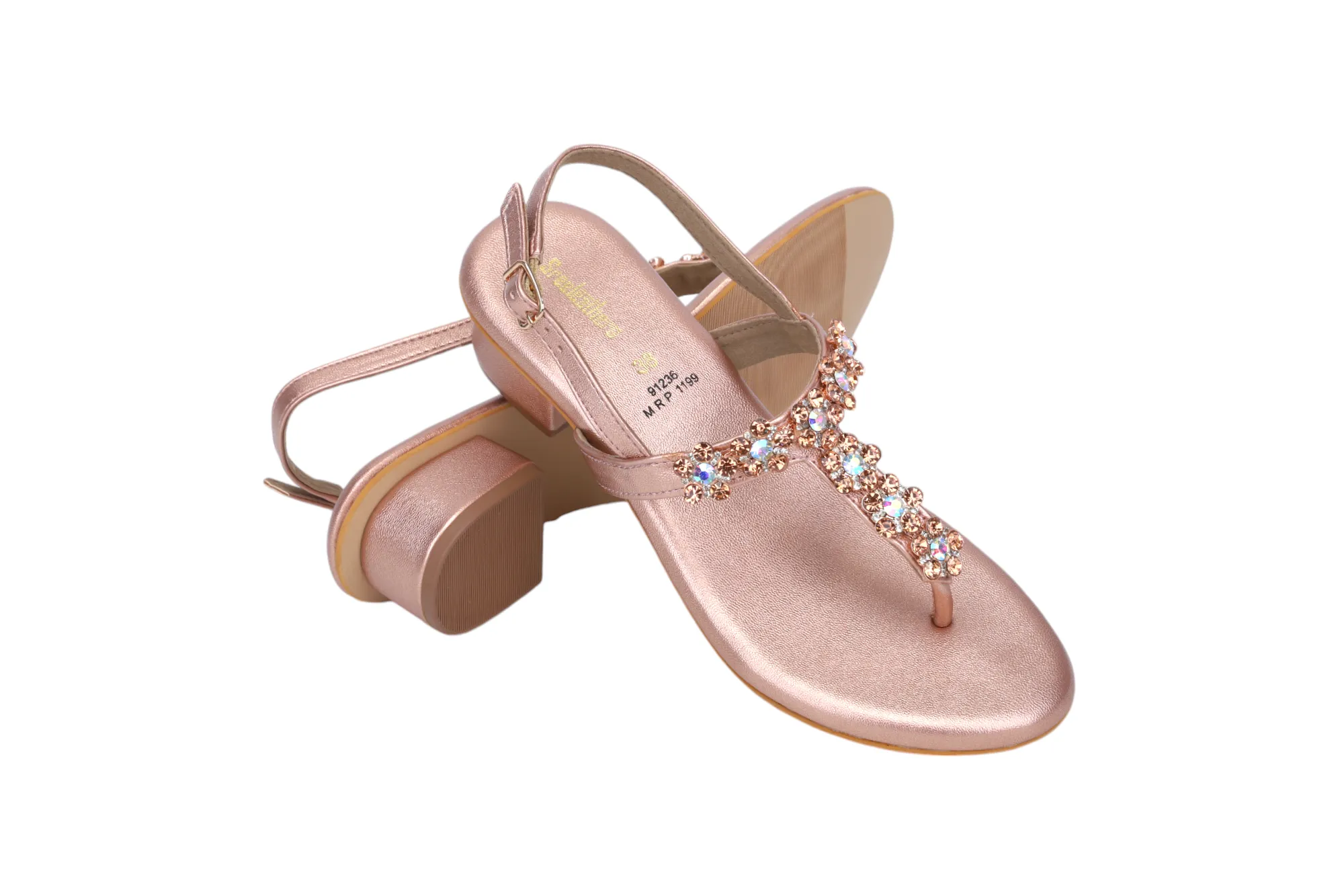 Premium Ladies Fancy Heel Sandal 91236