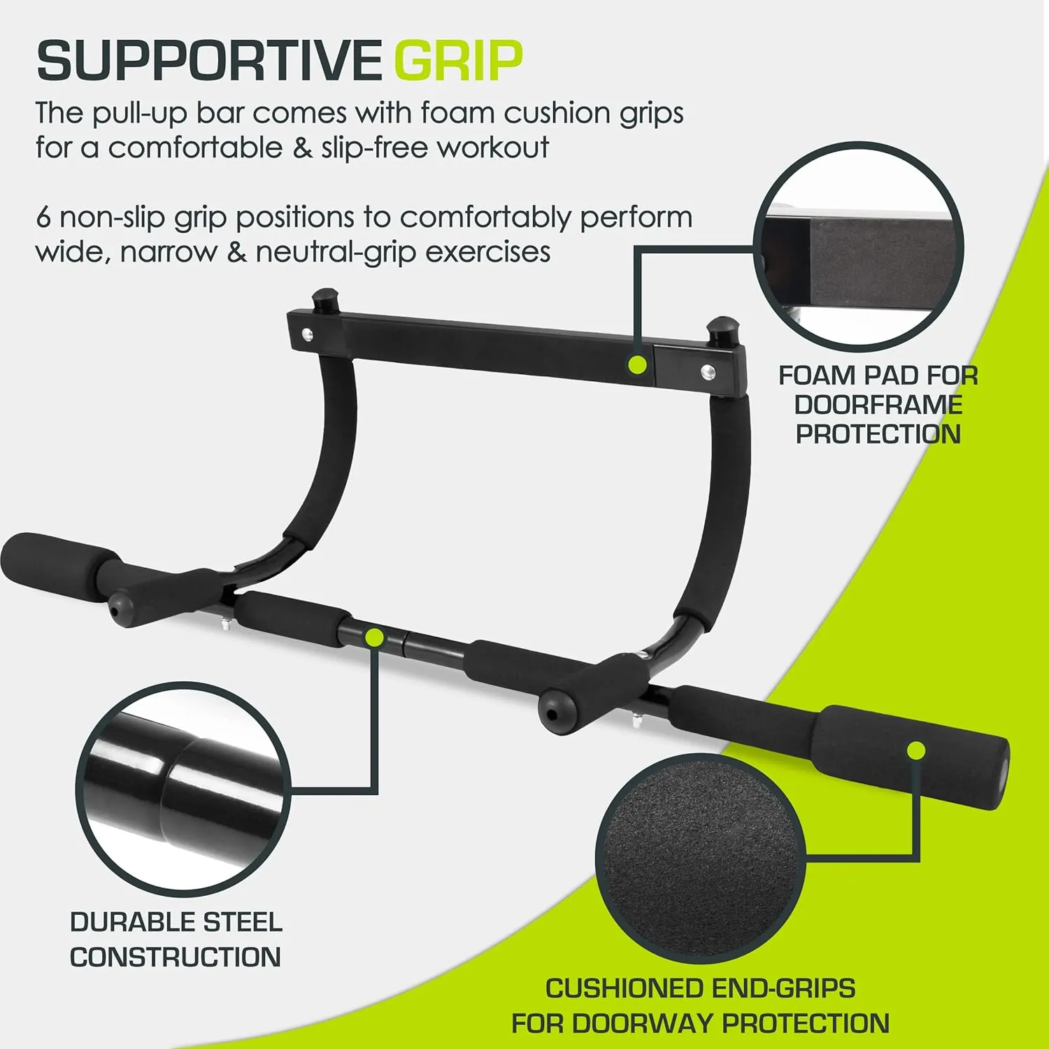 ProsourceFit Foldable Pull Up Bar/Doorway Trainer