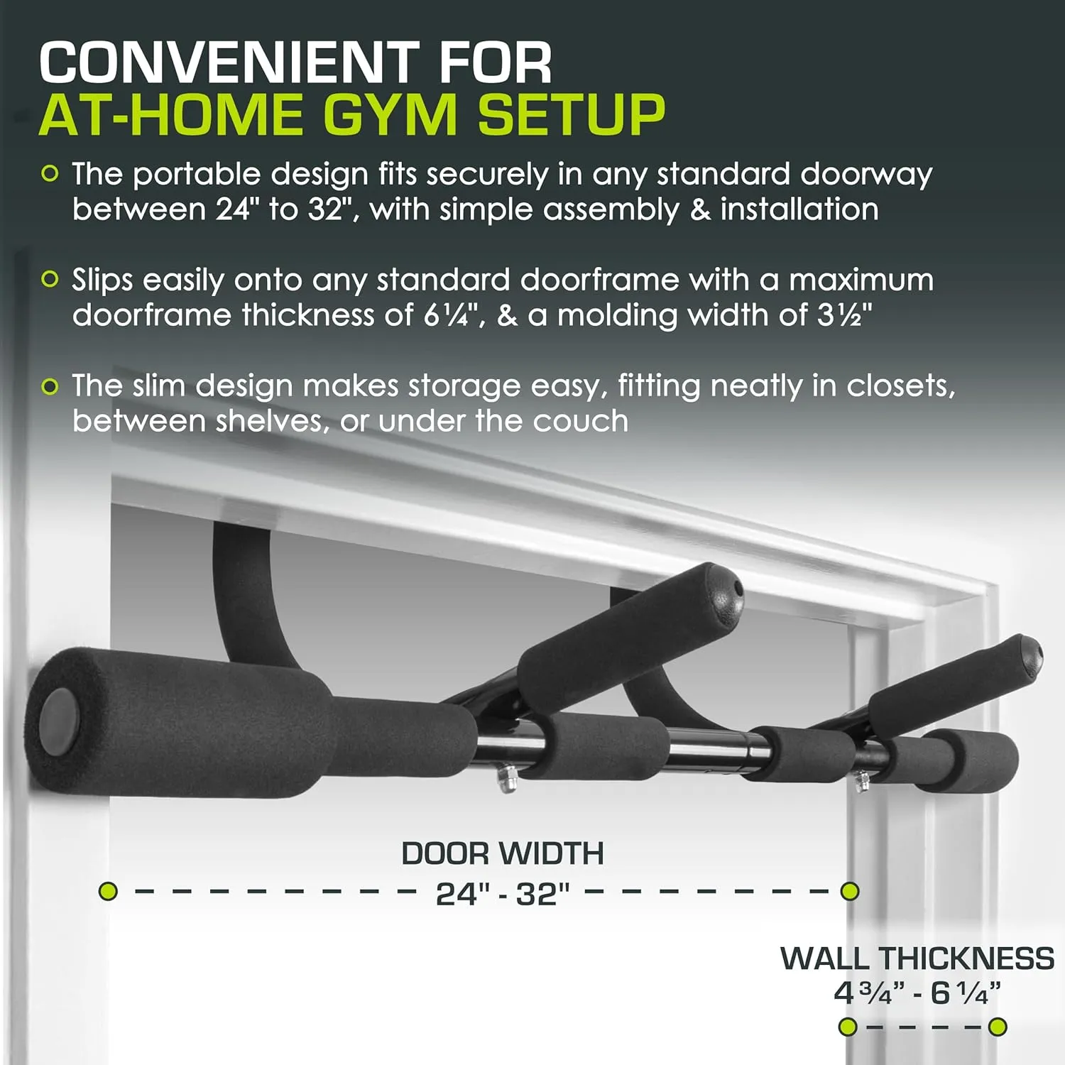 ProsourceFit Foldable Pull Up Bar/Doorway Trainer