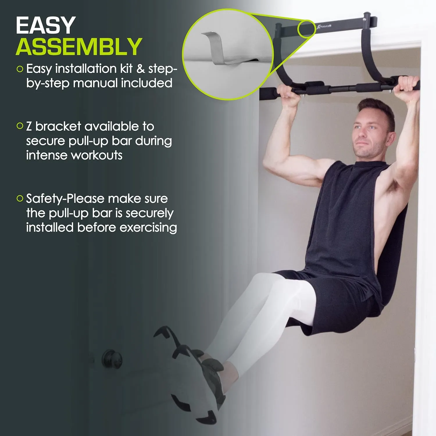 ProsourceFit Foldable Pull Up Bar/Doorway Trainer
