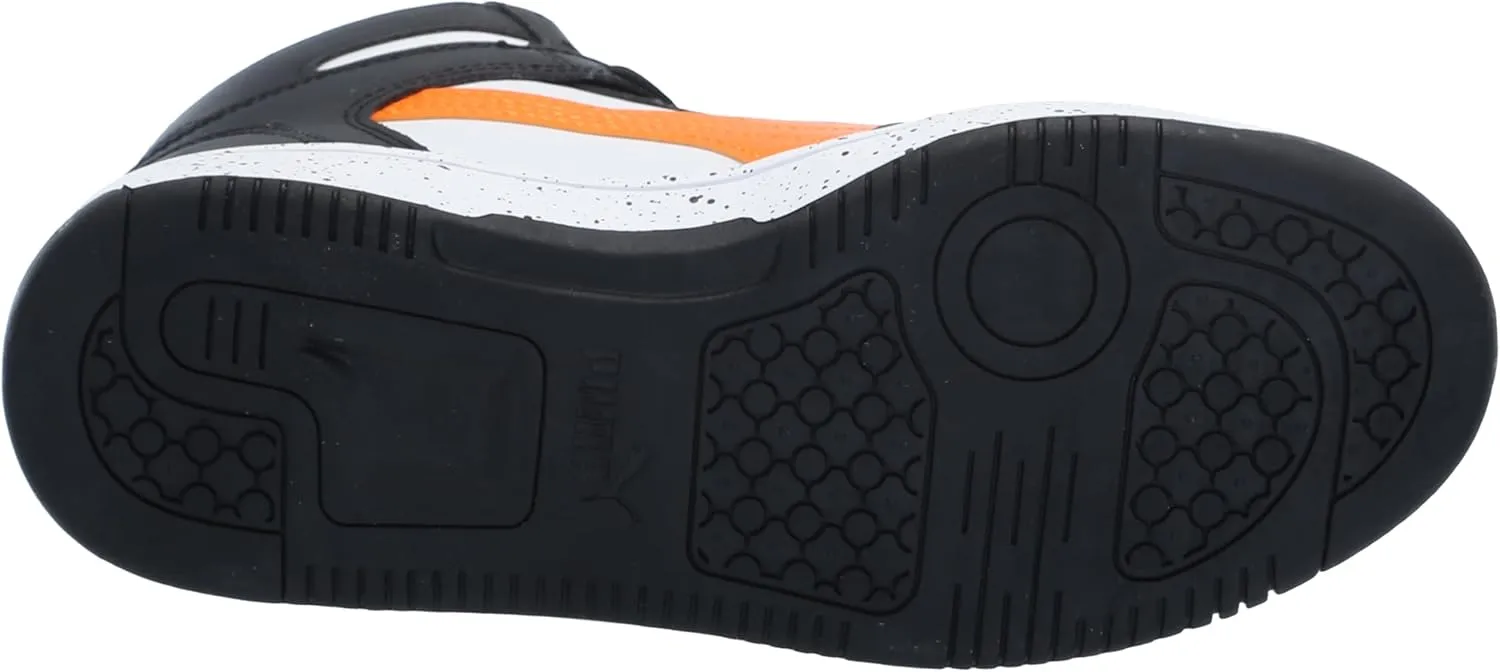 PUMA Kids' Rebound Layup Mid Hook and Loop Sneaker