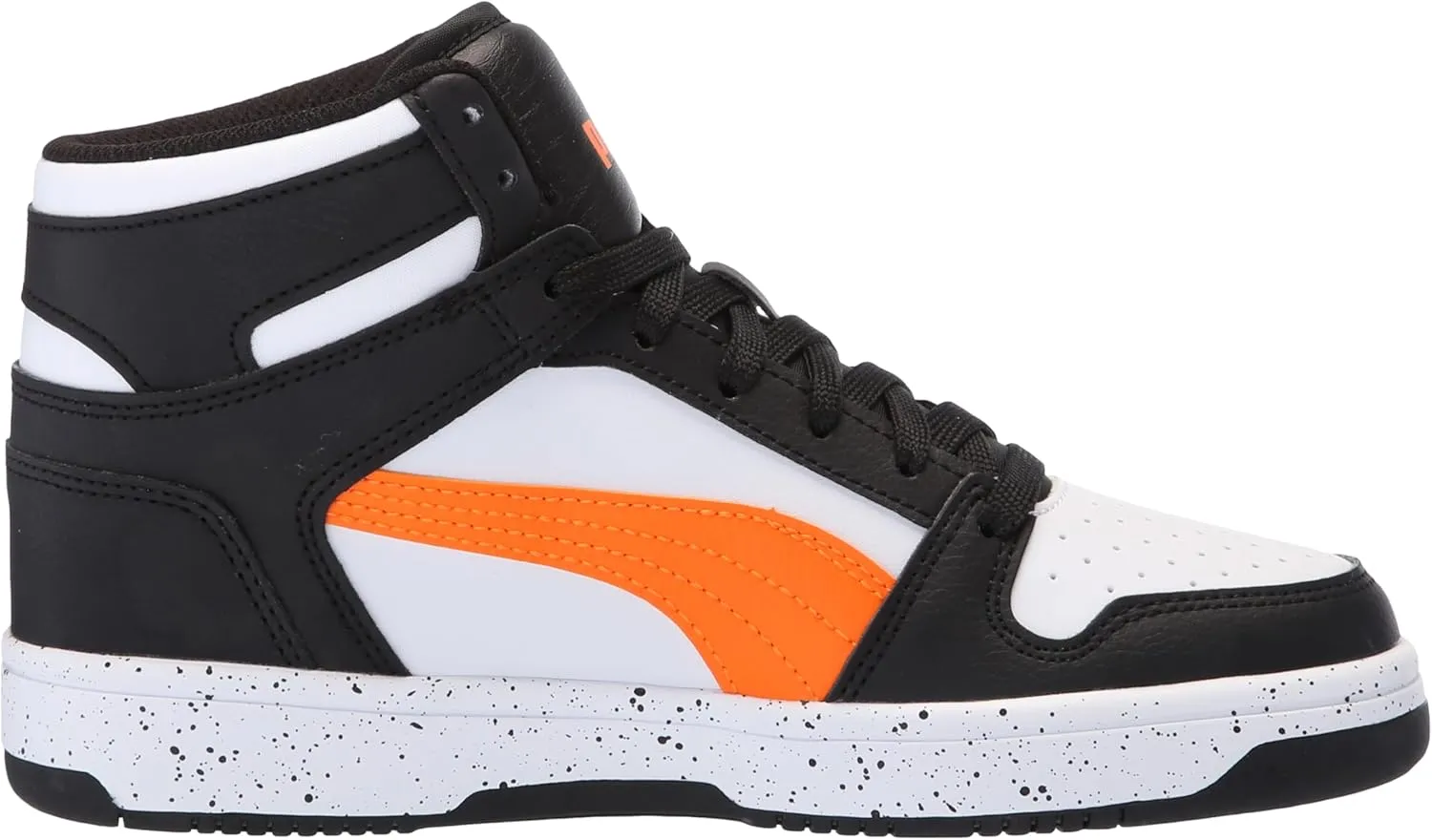 PUMA Kids' Rebound Layup Mid Hook and Loop Sneaker