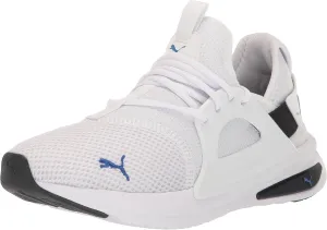 PUMA Mens Softride Enzo Evo Cross Trainer, Mens White-Ultra Blue Mens Black, 7