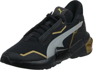 PUMA Womens Provoke Xt Cross Trainer, PUMA Womens Black-PUMA Womens Team Gold, 7.5