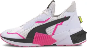PUMA Women's Provoke XT Cross Trainer, White Black-Luminous Pink, 6.5
