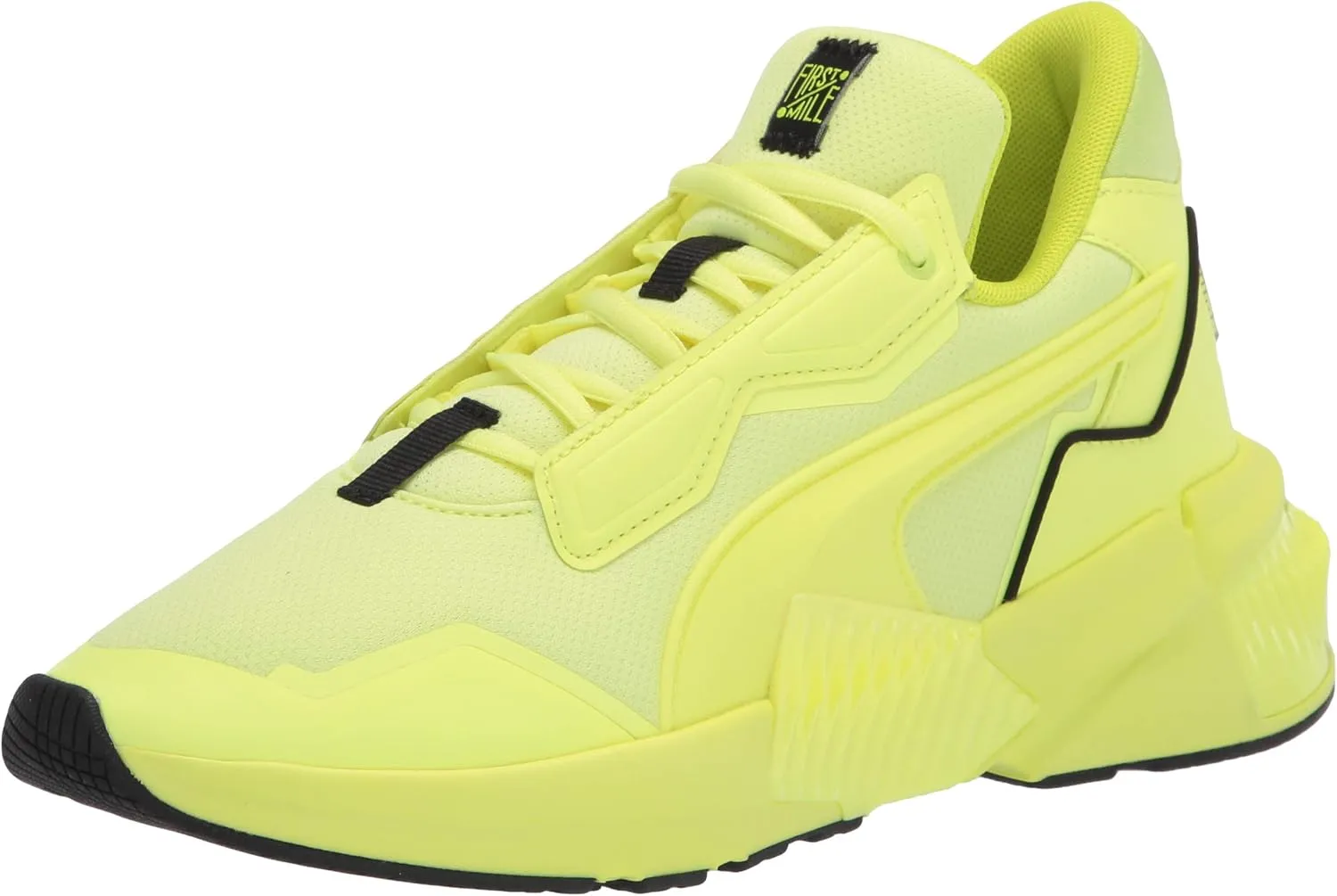 PUMA womens Provoke Xt Fm Xtreme Cross Trainer, Fizzy Yellow-puma Black, 7 US