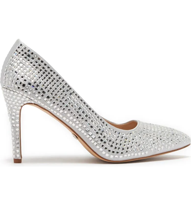 Pump Lorraine Dazzle Prom Popular picks Rhinestone Embellished Don't wait Lauren Pointed Toe Wedding