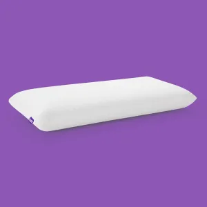 Purple Harmony Pillow - King Low, Greatest Pillow Ever Invented, 360º Hex Grid & Talalay Latex Core - No Pressure Support, Stays Cool, Luxurious Comfort