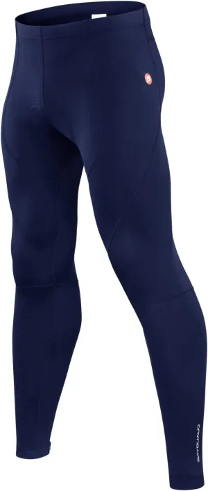 qualidyne Men's Cycling Bike Pants 4D Padded Road Bicycle Tights Outdoor Biking Leggings.