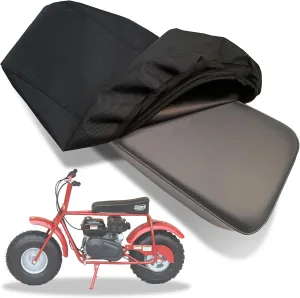 QYMOTO Coleman CT200U Seat Cover,Mini Bike Seat Cover Waterproof Trail Bike Minibike Seat Accessories Protect Seat from Debris, Wear, All Weather