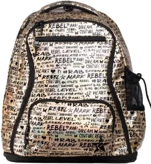 Rebel Athletic Signature Dream Bag Plus In Black And Gold