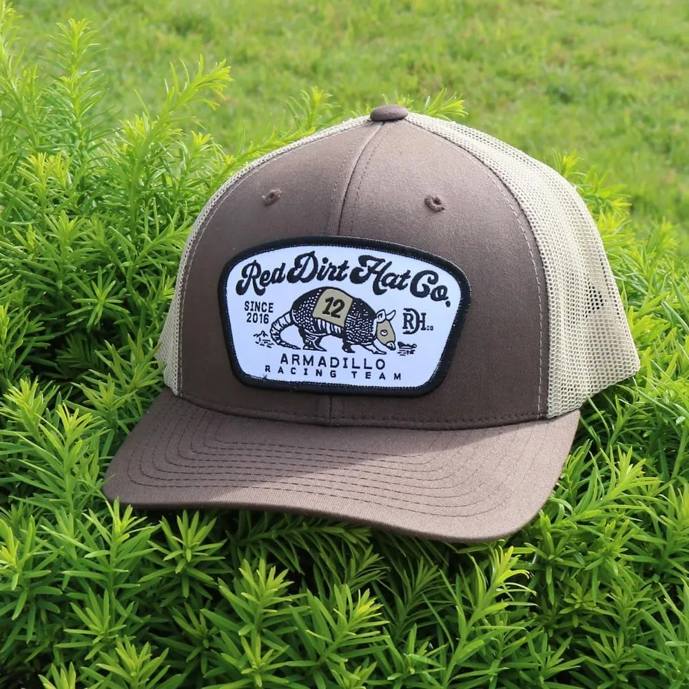 Red Dirt Hat Company Armadillo Racing Adjustable Snapback Hat