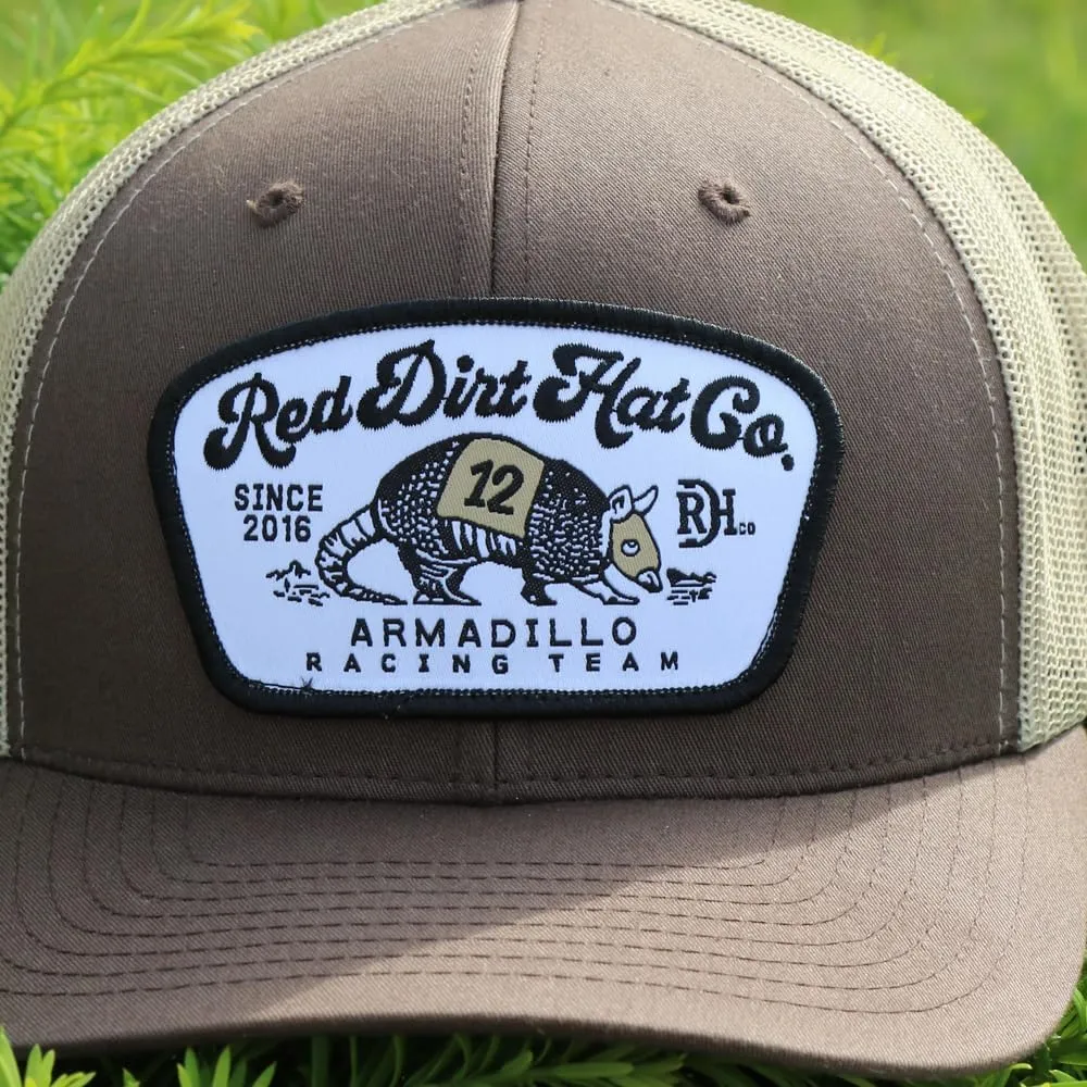 Red Dirt Hat Company Armadillo Racing Adjustable Snapback Hat
