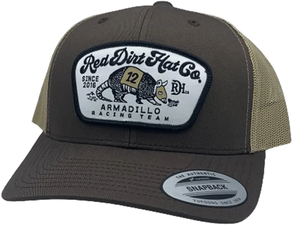 Red Dirt Hat Company Armadillo Racing Adjustable Snapback Hat