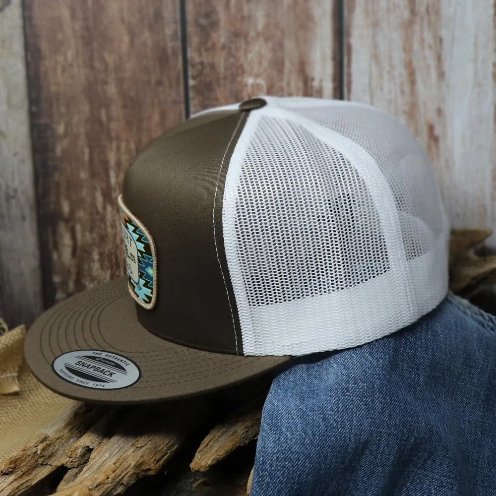 Red Dirt Hat Company Aztec Print Adjustable Snapback Hat
