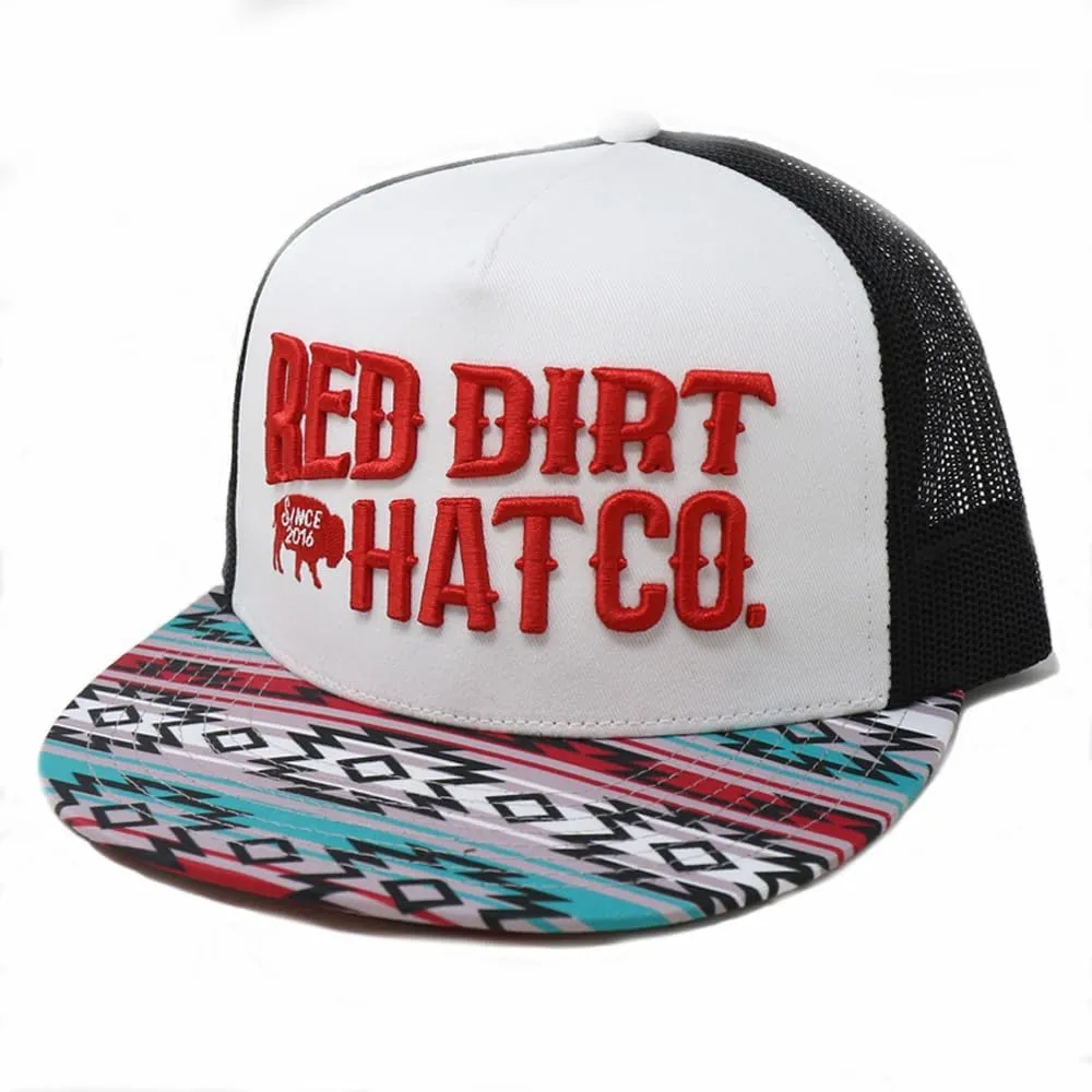 Red Dirt Hat Company Aztec Print Adjustable Snapback Hat