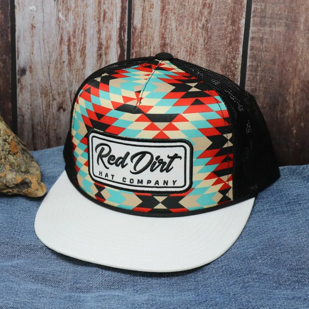 Red Dirt Hat Company Aztec Print Adjustable Snapback Hat