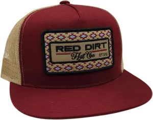 Red Dirt Hat Company Aztec Print Adjustable Snapback Hat
