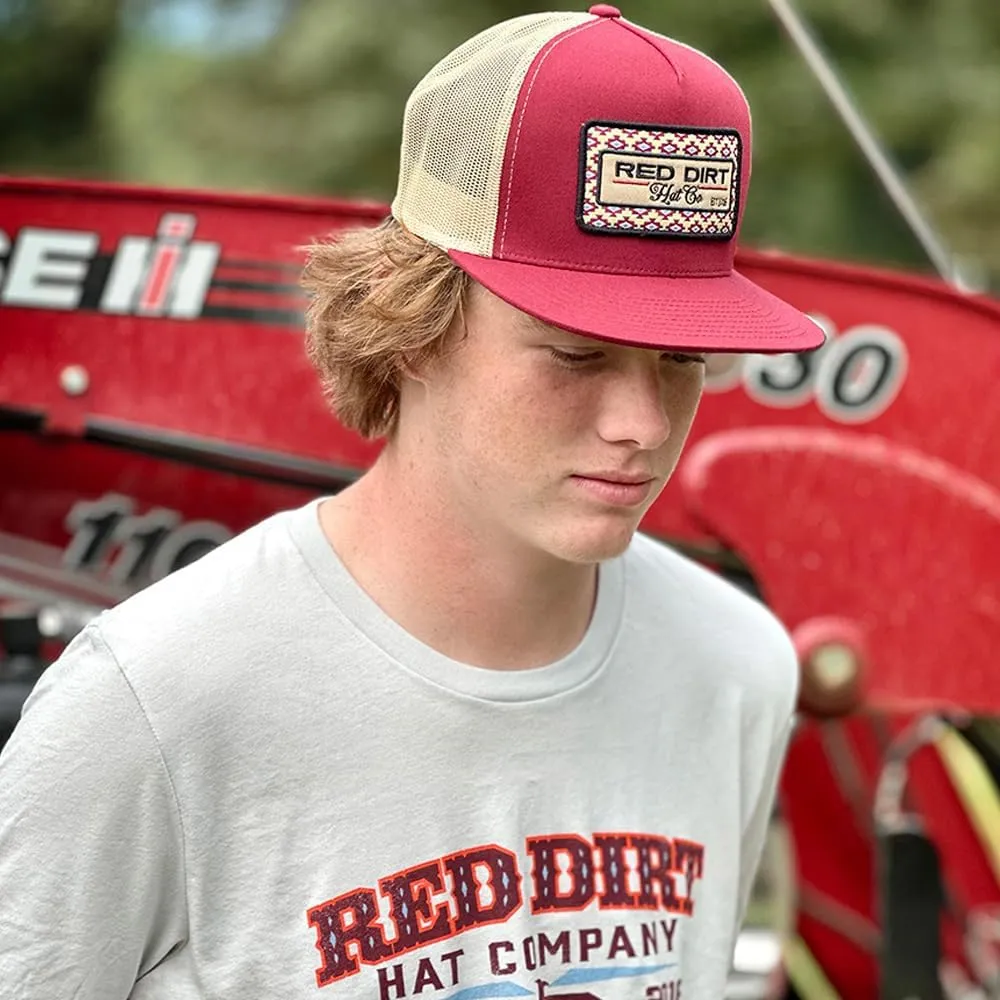Red Dirt Hat Company Aztec Print Adjustable Snapback Hat