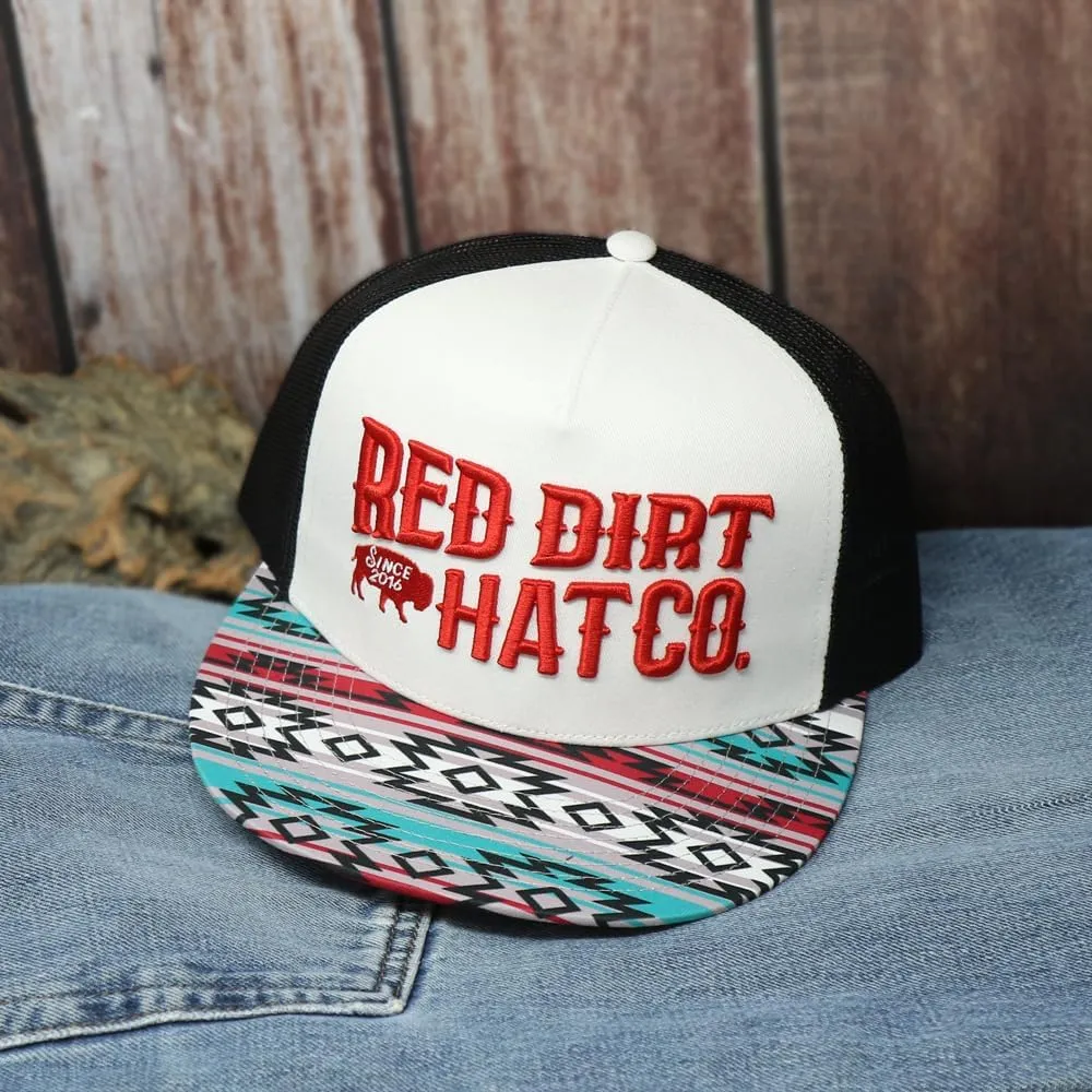 Red Dirt Hat Company Aztec Print Adjustable Snapback Hat