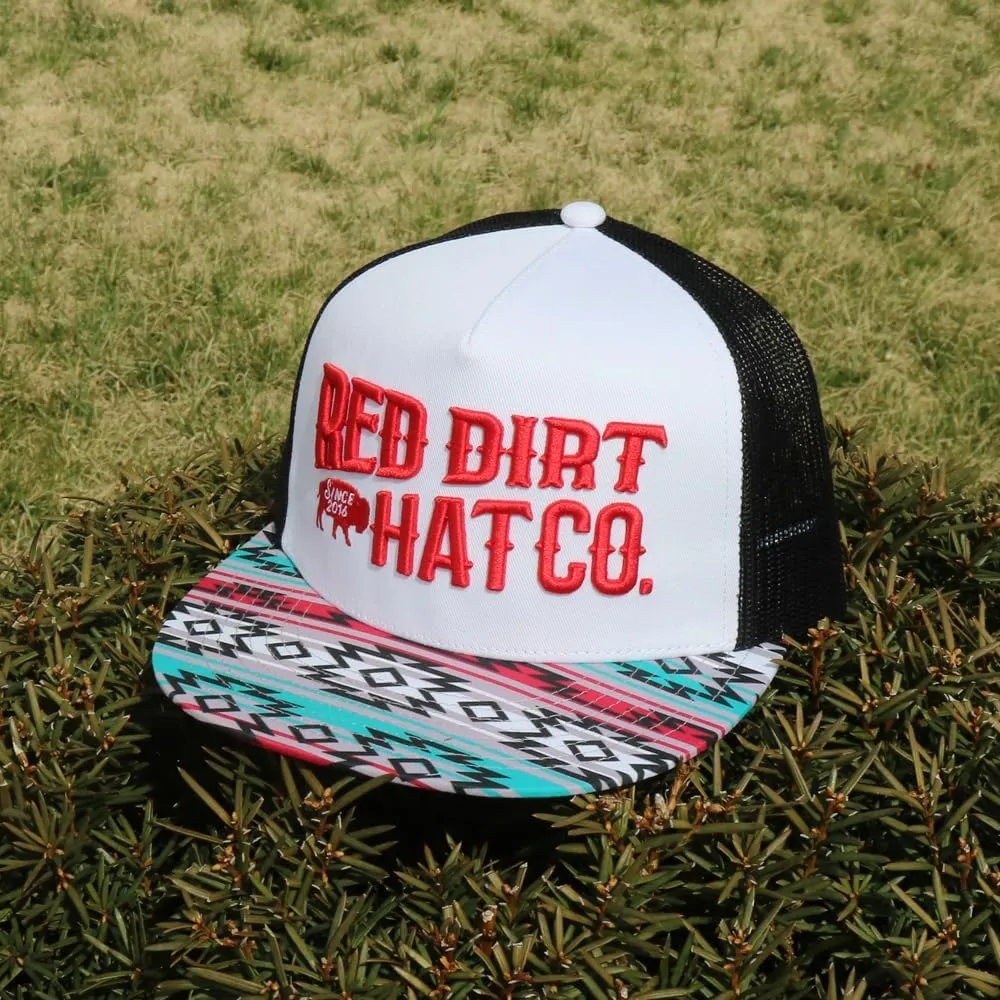 Red Dirt Hat Company Aztec Print Adjustable Snapback Hat