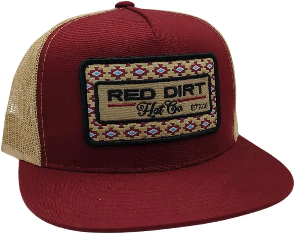 Red Dirt Hat Company Aztec Print Adjustable Snapback Hat