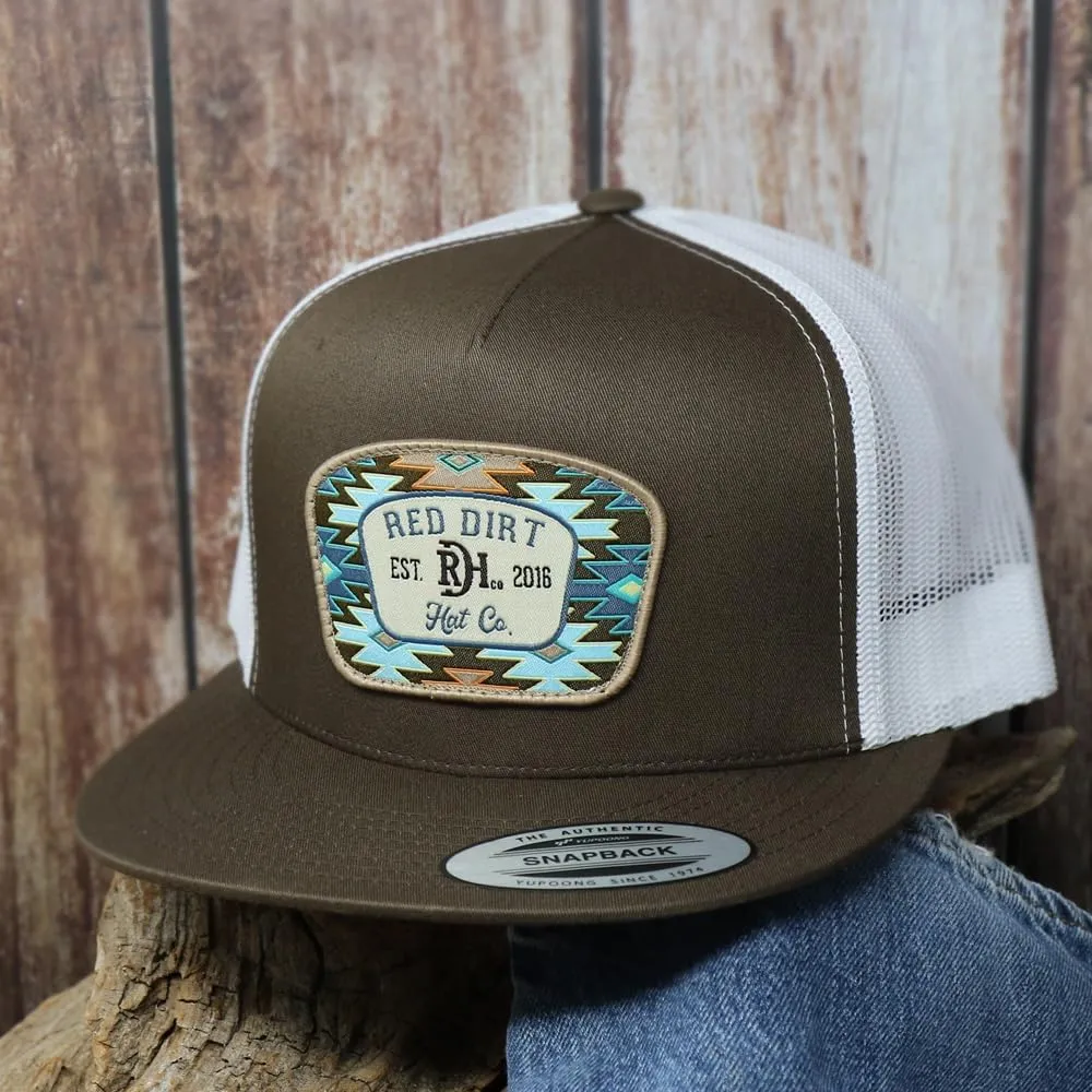 Red Dirt Hat Company Aztec Print Adjustable Snapback Hat