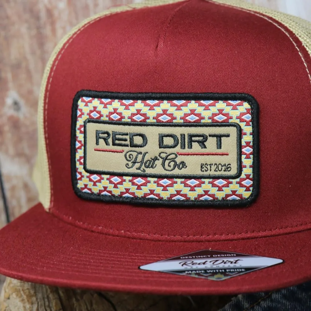 Red Dirt Hat Company Aztec Print Adjustable Snapback Hat