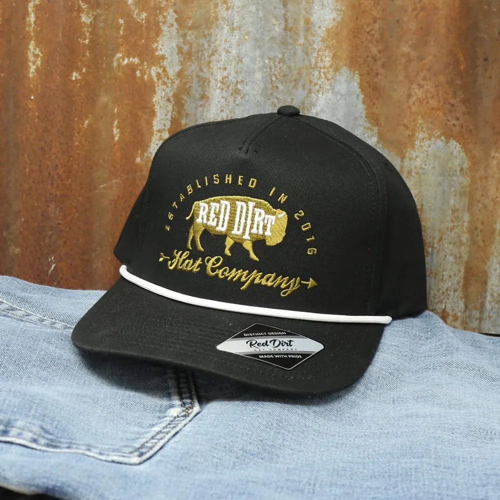 Red Dirt Hat Company Buffalo Patch Adjustable Snapback Hat