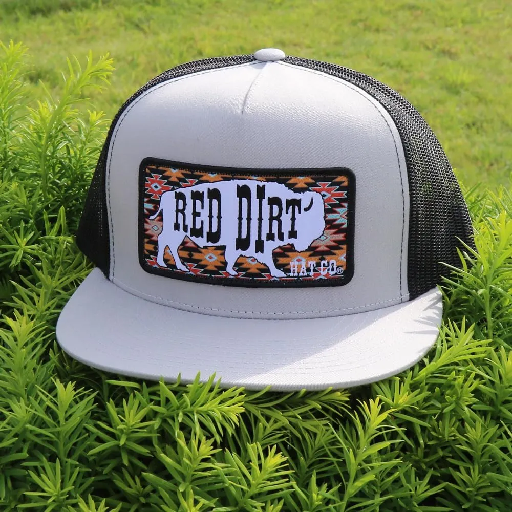 Red Dirt Hat Company Buffalo Patch Adjustable Snapback Hat