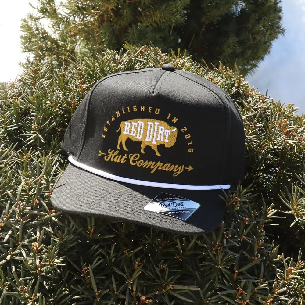 Red Dirt Hat Company Buffalo Patch Adjustable Snapback Hat