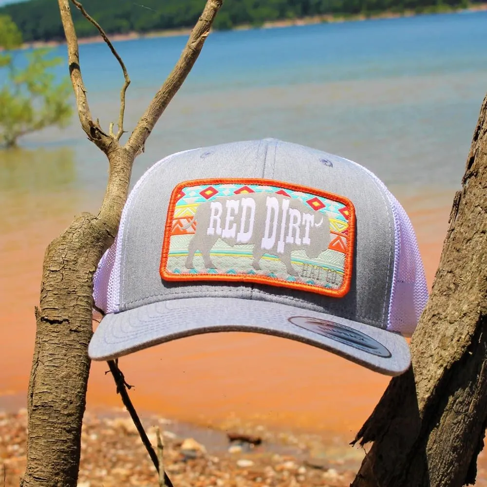 Red Dirt Hat Company Buffalo Patch Adjustable Snapback Hat