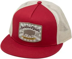 Red Dirt Hat Company Buffalo Patch Adjustable Snapback Hat