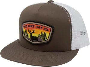 Red Dirt Hat Company Sunset Deer Adjustable Snapback Hat